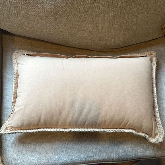 World Market Earth Tone Floral Panel Kilim Boho Style Accent Pillows Set of Two - Picture 10 of 12